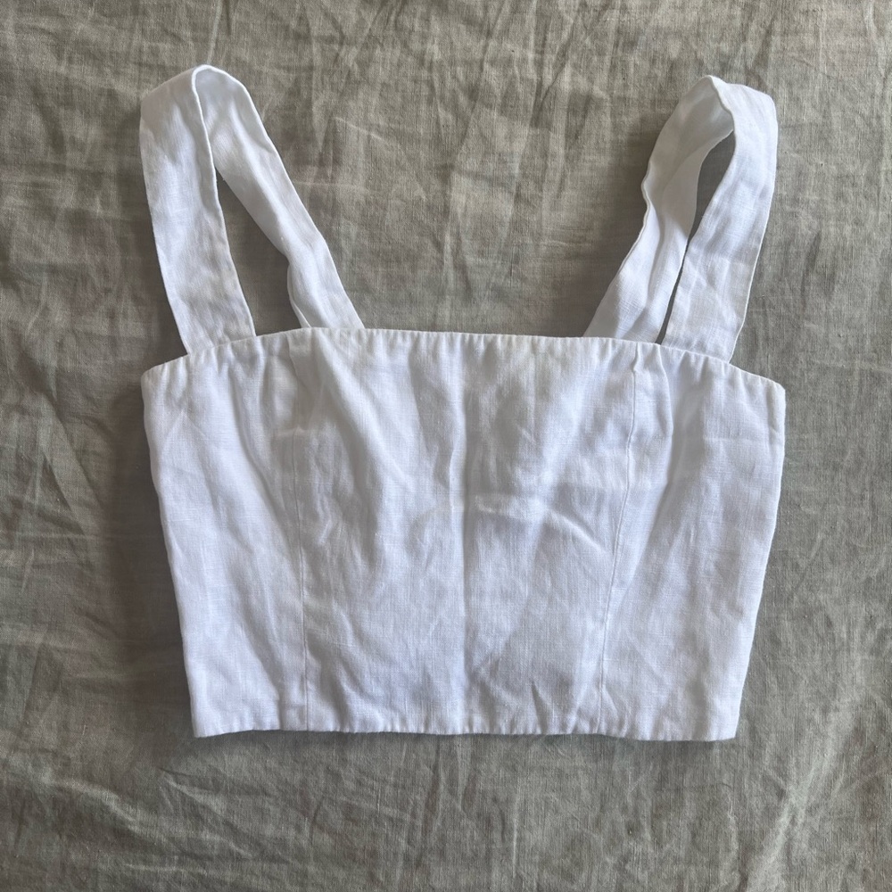 Reformation Linen Top Size 2